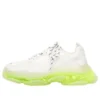 Zapatillas Triple S «Suela transparente – Blanco y amarillo fluorescente» 544351W2FR19073