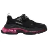 Zapatillas Triple S «Suela transparente – Negro, rosa y neón» 541624W2FR11053