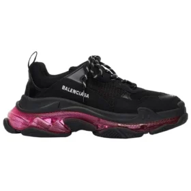 Zapatillas Triple S «Suela transparente – Negro, rosa y neón» 541624W2FR11053