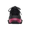 Zapatillas Triple S «Suela transparente – Negro, rosa y neón» 541624W2FR11053
