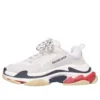 Zapatillas Triple S «White Black Red» 533882W09E19000