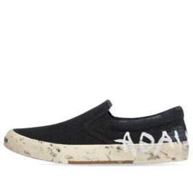 Zapatos bajos sin cordones Paris «Washed Black Cotton» 710297W3RR51099