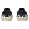 Zapatos bajos sin cordones Paris «Washed Black Cotton» 710297W3RR51099
