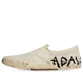 Zapatos bajos sin cordones «Washed White Cotton» 710295W3RR59010