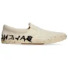 Zapatos bajos sin cordones «Washed White Cotton» 710295W3RR59010