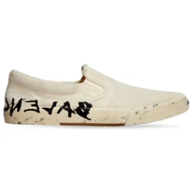 Zapatos bajos sin cordones «Washed White Cotton» 710295W3RR59010