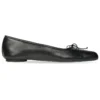 Zapatos de bailarina anatómicos «Piel de oveja suave y brillante negra» 714260WBCW01000