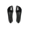 Zapatos de bailarina anatómicos «Piel de oveja suave y brillante negra» 714260WBCW01000