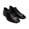 Zapatos de cuero Rim Derby «Negro» 712642WA8E11081