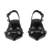 Zapatos de tacón Cagole con talón abierto de 70 mm «Negro» 714251WAD4E1081