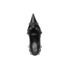 Zapatos de tacón Cagole de 90 mm «Black Arena Lambskin» 714252WAD4E1081