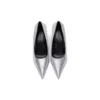 Zapatos de tacón con corte cuadrado y relieve «Silver» 572879WBB208100