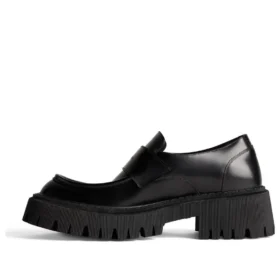 Zapatos de tractor «Piel de becerro lisa negra» 760439WA8E91000