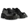 Zapatos de tractor «Piel de becerro lisa negra» 760439WA8E91000