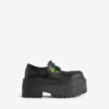 Zapatos Derby de plataforma «Strike» para mujer con adornos, en negro/multicolor Zapatos Derby de plataforma «Strike» para mujer con adornos, en negro/multicolor