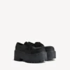 Zapatos Derby de plataforma «Strike» para mujer en negro Zapatos Derby de plataforma «Strike» para mujer en negro
