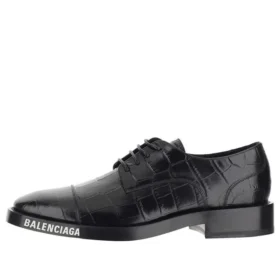 Zapatos Derby planos para hombre «Black» 590716WBBV41090
