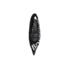 Zapatos planos informales con logo «Knife Slingback» «Negro» 500619W06001091