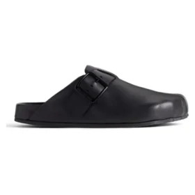 Zuecos de cuero Sunday «Negro» 761284WCEA11000